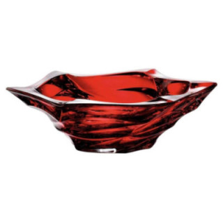 Salaterka kryształ Bohemia Flamenco Red 33cm